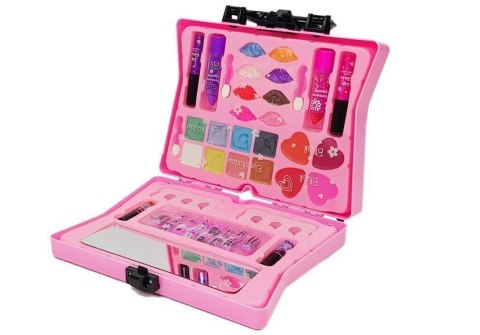 Walizka Z Kosmetykami Dla Dziewczynek Cienie Do Powiek Lakiery Do Paznokci LEAN Toys Walizka Z Kosmetykami Dla Dziewczynek Cienie Do Powiek Lakiery Do Paznokci LEAN Toys