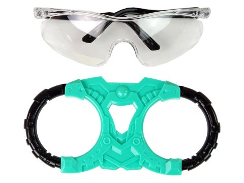 Zabawki Kosmiczne Miecz Świetlny Turkusowy Okulary Ochronne Dźwięk LEAN Toys Zabawki Kosmiczne Miecz Świetlny Turkusowy Okulary Ochronne Dźwięk LEAN Toys