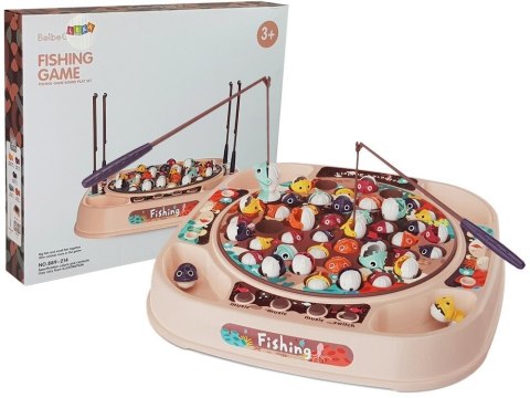 Zestaw Do Łowienia Rybek Gra Zręcznościowa Różowa LEAN Toys Zestaw Do Łowienia Rybek Gra Zręcznościowa Różowa LEAN Toys