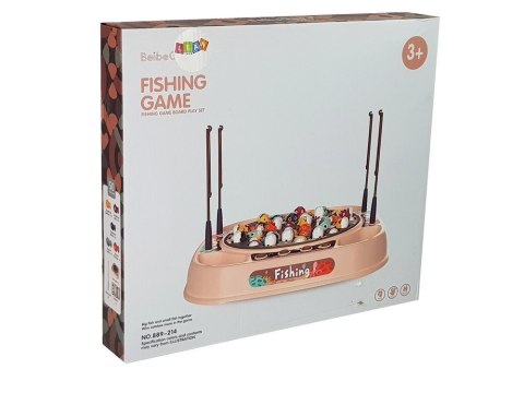 Zestaw Do Łowienia Rybek Gra Zręcznościowa Różowa LEAN Toys Zestaw Do Łowienia Rybek Gra Zręcznościowa Różowa LEAN Toys