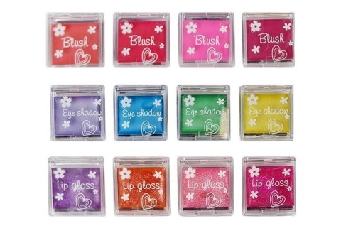 Zestaw Do Makijażu Etui Cienie Do Powiek Błyszczyk Róż LEAN Toys Zestaw Do Makijażu Etui Cienie Do Powiek Błyszczyk Róż LEAN Toys