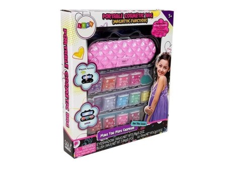 Zestaw Do Makijażu Etui Cienie Do Powiek Błyszczyk Róż LEAN Toys Zestaw Do Makijażu Etui Cienie Do Powiek Błyszczyk Róż LEAN Toys