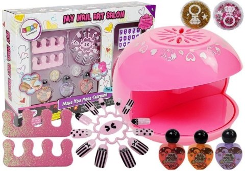 Zestaw Do Robienia Paznokci Suszarka Brokat LEAN Toys Zestaw Do Robienia Paznokci Suszarka Brokat LEAN Toys