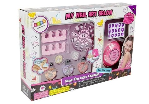 Zestaw Do Robienia Paznokci Suszarka Brokat LEAN Toys Zestaw Do Robienia Paznokci Suszarka Brokat LEAN Toys
