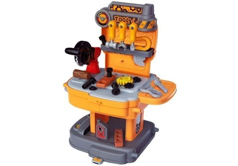 Zestaw Narzędzi W Plecaku Warsztat Pomarańczowo Szary LEAN Toys Zestaw Narzędzi W Plecaku Warsztat Pomarańczowo Szary LEAN Toys