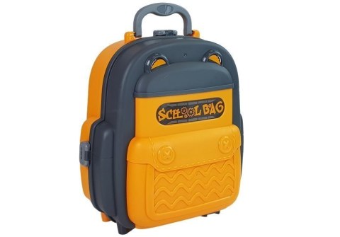 Zestaw Narzędzi W Plecaku Warsztat Pomarańczowo Szary LEAN Toys Zestaw Narzędzi W Plecaku Warsztat Pomarańczowo Szary LEAN Toys
