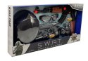 Zestaw Policjanta Dla Dzieci S.W.A.T Pistolety Kask Czarny LEAN Toys