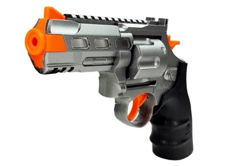 Zestaw Policyjny Rewolwer 20cm Odznaka Kabura Gwizdek Dźwięk Efekty Świetlne LEAN Toys Zestaw Policyjny Rewolwer 20cm Odznaka Kabura Gwizdek Dźwięk Efekty Świetlne LEAN Toys