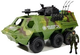 Zestaw Wojsko Pojazd Militarny Moro Kask Żołnierz LEAN Toys
