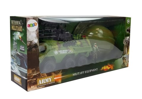 Zestaw Wojsko Pojazd Militarny Moro Kask Żołnierz LEAN Toys Zestaw Wojsko Pojazd Militarny Moro Kask Żołnierz LEAN Toys