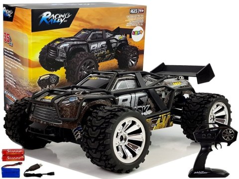 Auto Off-Road Zdalnie Sterowane Brązowo- Żółty 2.4G 1:18 35 km/h Kontrola Prędkości LEAN Toys Auto Off-Road Zdalnie Sterowane Brązowo- Żółty 2.4G 1:18 35 km/h Kontrola Prędkości LEAN Toys
