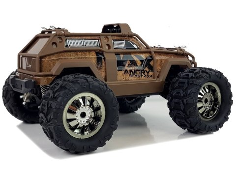 Auto Rajdowe Off-Road Zdalnie Sterowane Brązowa 2.4G 1:18 35 km/h Kontrola Prędkości LEAN Toys Auto Rajdowe Off-Road Zdalnie Sterowane Brązowa 2.4G 1:18 35 km/h Kontrola Prędkości LEAN Toys