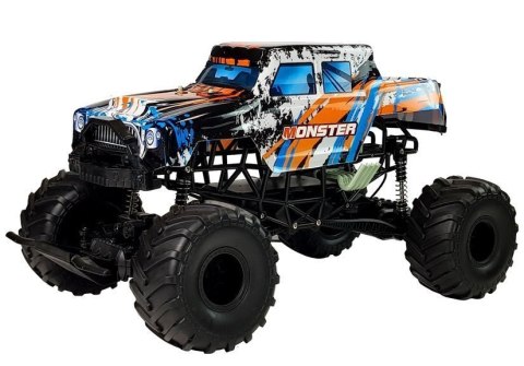 Auto Terenowe Zdalnie Sterowane 2.4G 4x4 Pomarańczowe 57cm LEAN Toys Auto Terenowe Zdalnie Sterowane 2.4G 4x4 Pomarańczowe 57cm LEAN Toys