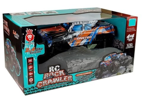 Auto Terenowe Zdalnie Sterowane 2.4G 4x4 Pomarańczowe 57cm LEAN Toys Auto Terenowe Zdalnie Sterowane 2.4G 4x4 Pomarańczowe 57cm LEAN Toys