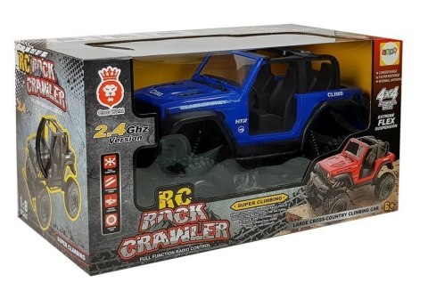 Auto Terenowe Zdalnie Sterowane 4x4 Amortyzatory 2.4G Niebieski LEAN Toys Auto Terenowe Zdalnie Sterowane 4x4 Amortyzatory 2.4G Niebieski LEAN Toys