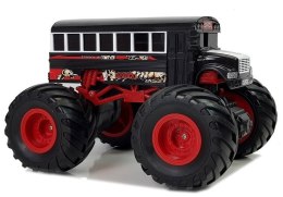 Autobus Duże Koła Zdalnie Sterowany 2.4G Dźwięk Czarny LEAN Toys