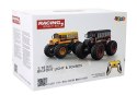 Autobus Duże Koła Zdalnie Sterowany 2.4G Dźwięk Czarny LEAN Toys