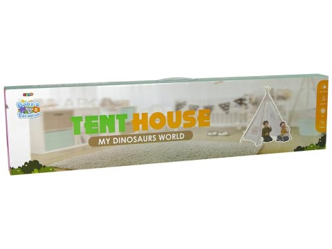 Domek Namiot Dla Dzieci Tipi Indiański Chmurki Wodoodporny Ogród LEAN Toys Domek Namiot Dla Dzieci Tipi Indiański Chmurki Wodoodporny Ogród LEAN Toys