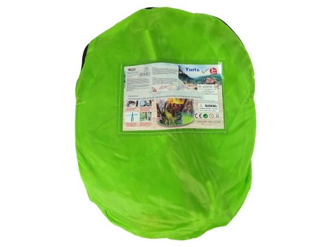 Domek Namiot dla Dzieci Dinozaury Ogród Zielony LEAN Toys Domek Namiot dla Dzieci Dinozaury Ogród Zielony LEAN Toys