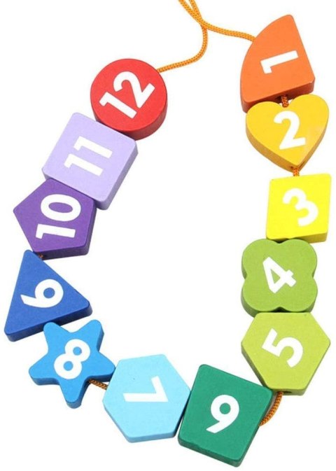 Drewniany Edukacyjny Zegar Sorter Nauka Cyfry Kształty Kolory LEAN Toys Drewniany Edukacyjny Zegar Sorter Nauka Cyfry Kształty Kolory LEAN Toys