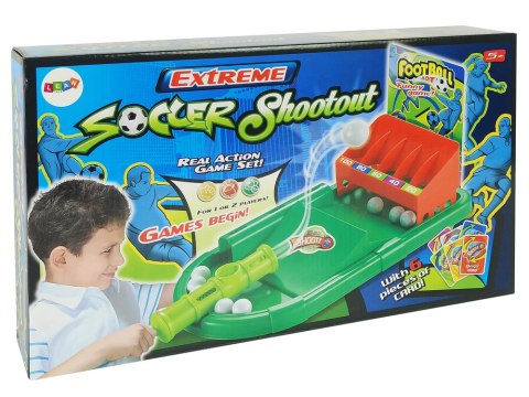 Gra Zręcznościowa Wyrzutnia Piłek Karty Piłka Nożna Punkty LEAN Toys Gra Zręcznościowa Wyrzutnia Piłek Karty Piłka Nożna Punkty LEAN Toys