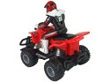 Quad Zdalnie Sterowany Czerwony 1:16 Na Baterie LEAN Toys