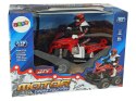 Quad Zdalnie Sterowany Czerwony 1:16 Na Baterie LEAN Toys