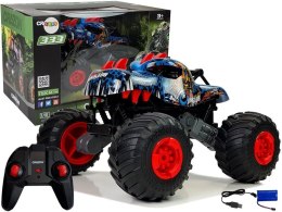 Samochód Auto Terenowe Duże Koła Dinozaur Zdalnie Sterowany 2.4G LEAN Toys