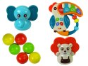 Stolik Edukacyjny Zjeżdżalnia Dla Piłeczek Pianinko Kosz Koła Zębate LEAN Toys