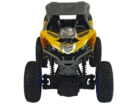 Terenowe Auto Off- Road Zdalnie Sterowane 2,4 GHz 1:16 Żółte LEAN Toys Terenowe Auto Off- Road Zdalnie Sterowane 2,4 GHz 1:16 Żółte LEAN Toys