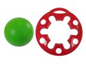 Zestaw Do Gry w Kręgle 6 szt Kolorowe 26 cm LEAN Toys