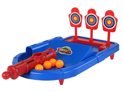 Zestaw Gier Zręcznościowych 4w1 Koszykówka Piłka Nożna Tarcza Kręgle Wyrzutnia LEAN Toys Zestaw Gier Zręcznościowych 4w1 Koszykówka Piłka Nożna Tarcza Kręgle Wyrzutnia LEAN Toys