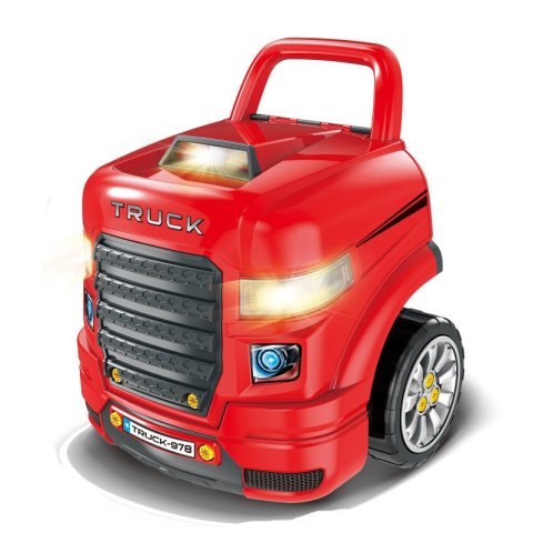 Zestaw Mechanika Ciężarówka Do Rozkręcania, Narzędzia Warsztat LEAN Toys Zestaw Mechanika Ciężarówka Do Rozkręcania, Narzędzia Warsztat LEAN Toys