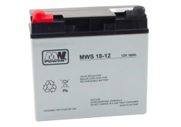 Akumulator Żelowy AGM Do Auta Na Akumulator 12V18Ah LEAN CARS