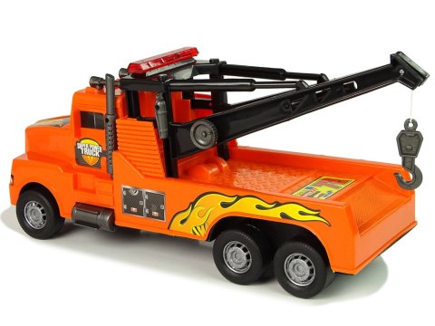Auto Ciężarówka Holownik Pomoc Drogowa 1:10 Lina Pomarańczowa LEAN Toys Auto Ciężarówka Holownik Pomoc Drogowa 1:10 Lina Pomarańczowa LEAN Toys