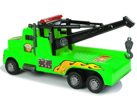 Auto Ciężarówka Holownik Pomoc Drogowa 1:10 Lina Zielona LEAN Toys Auto Ciężarówka Holownik Pomoc Drogowa 1:10 Lina Zielona LEAN Toys