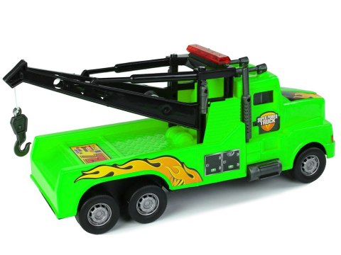 Auto Ciężarówka Holownik Pomoc Drogowa 1:10 Lina Zielona LEAN Toys Auto Ciężarówka Holownik Pomoc Drogowa 1:10 Lina Zielona LEAN Toys