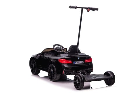 Auto Na Akumulator BMW M5 Z Platformą Dla Rodzica Czarne Lakierowane LEAN CARS Auto Na Akumulator BMW M5 Z Platformą Dla Rodzica Czarne Lakierowane LEAN CARS
