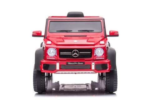 Auto Na Akumulator Mercedes Benz G63 6X6 Czerwony LEAN CARS Auto Na Akumulator Mercedes Benz G63 6X6 Czerwony LEAN CARS