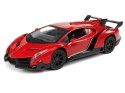 Auto Sportowe R/C 1:24 Lamborghini Veneno Czerwone 2.4 G Światła LEAN Toys