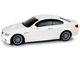 Auto Zdalnie Sterowane BMW M3 Białe Pilot Kierownica 1:18 Dźwięk Światła LEAN Toys
