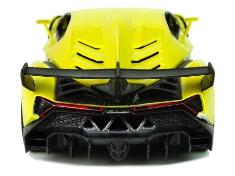 Auto Zdalnie Sterowane Lamborghini Veneno Żółte 2,4 G Pilot Kierownica Dźwięk Światła LEAN Toys Auto Zdalnie Sterowane Lamborghini Veneno Żółte 2,4 G Pilot Kierownica Dźwięk Światła LEAN Toys