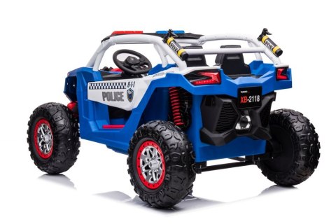 Auto na Akumulator Buggy XB-2118 Policyjne Niebieskie 4x4 LEAN CARS Auto na Akumulator Buggy XB-2118 Policyjne Niebieskie 4x4 LEAN CARS