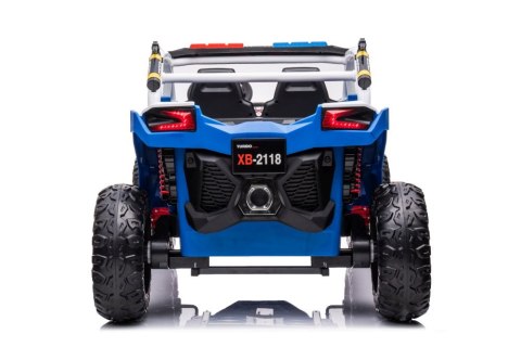 Auto na Akumulator Buggy XB-2118 Policyjne Niebieskie 4x4 LEAN CARS Auto na Akumulator Buggy XB-2118 Policyjne Niebieskie 4x4 LEAN CARS