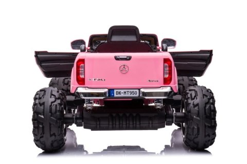 Auto na Akumulator Mercedes DK-MT950 4x4 Jasny Róż LEAN CARS Auto na Akumulator Mercedes DK-MT950 4x4 Jasny Róż LEAN CARS