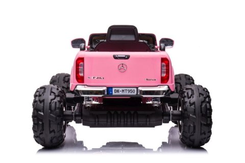 Auto na Akumulator Mercedes DK-MT950 4x4 Jasny Róż LEAN CARS Auto na Akumulator Mercedes DK-MT950 4x4 Jasny Róż LEAN CARS