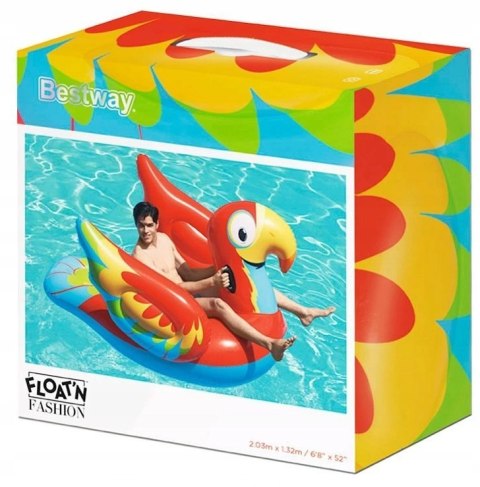 Dmuchany Materac Papuga 230 cm x 180 cm Bestway 41127 Bestway Dmuchany Materac Papuga 230 cm x 180 cm Bestway 41127 Bestway