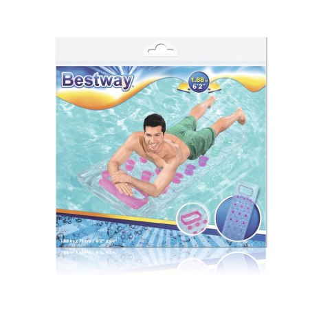Dmuchany Materac Przezroczysty 188 x 71 cm Bestway 43040 Bestway Dmuchany Materac Przezroczysty 188 x 71 cm Bestway 43040 Bestway