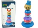Drewniana Edukacyjna Piramidka Panda Balansująca Wieża LEAN Toys