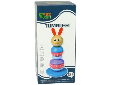 Drewniana Edukacyjna Piramidka Panda Balansująca Wieża LEAN Toys Drewniana Edukacyjna Piramidka Panda Balansująca Wieża LEAN Toys